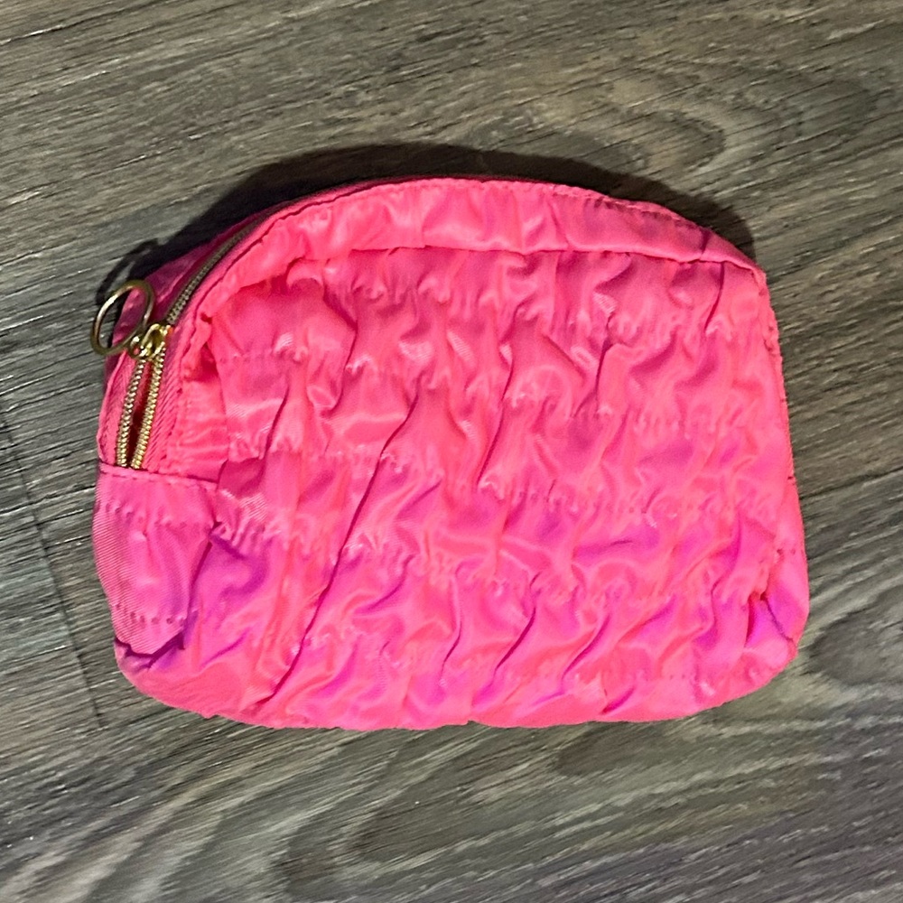 Pink Quilted Pouch
